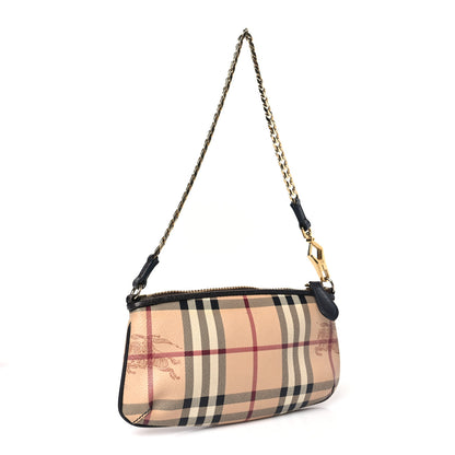 Burberry Haymarket Check Clara Pochette Chocolate 3 of 10
