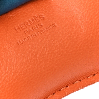 Hermes Milo Lambskin Grigri Rodeo Horse Bag Charm PM Feu Celeste Bleu Izmir 3 of 4