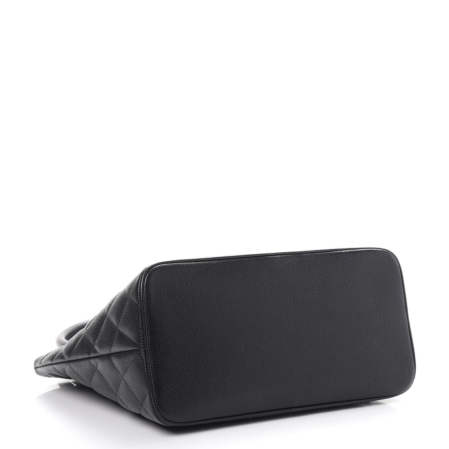 Caviar Quilted Medallion Tote Black