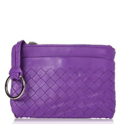 Bottega Veneta Nappa Intrecciato Key Holder Byzantine 1 of 9