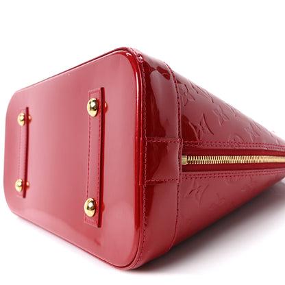 Louis Vuitton Vernis Alma MM Pomme D'Amour 9 of 9