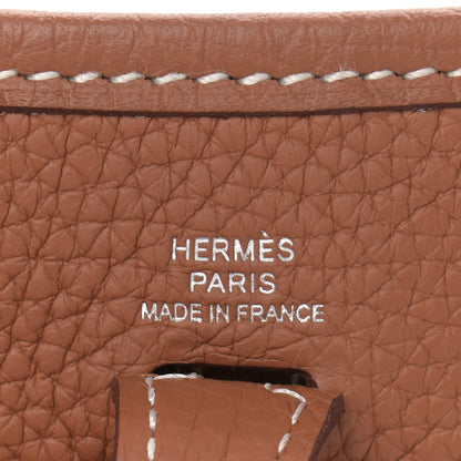 Hermes Taurillon Clemence Evelyne TPM Gold 6 of 12