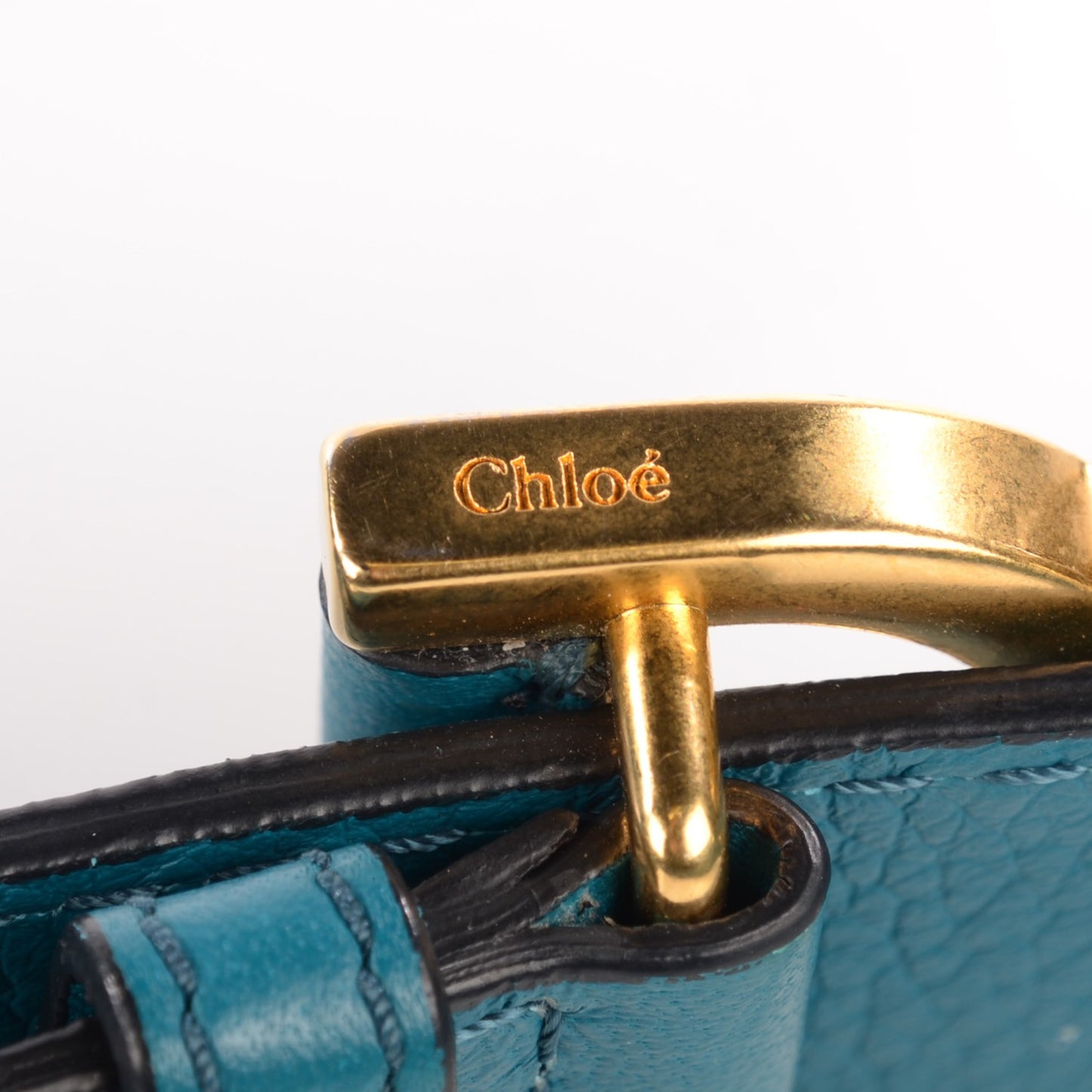 Calfskin Medium Marcie Top Handle Bag Laguna Blue