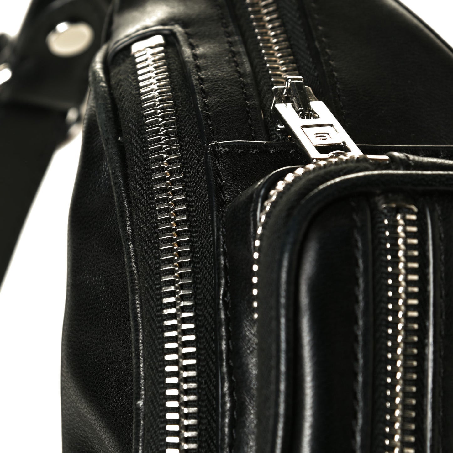Lambskin Mini Attica Belt Bag Black