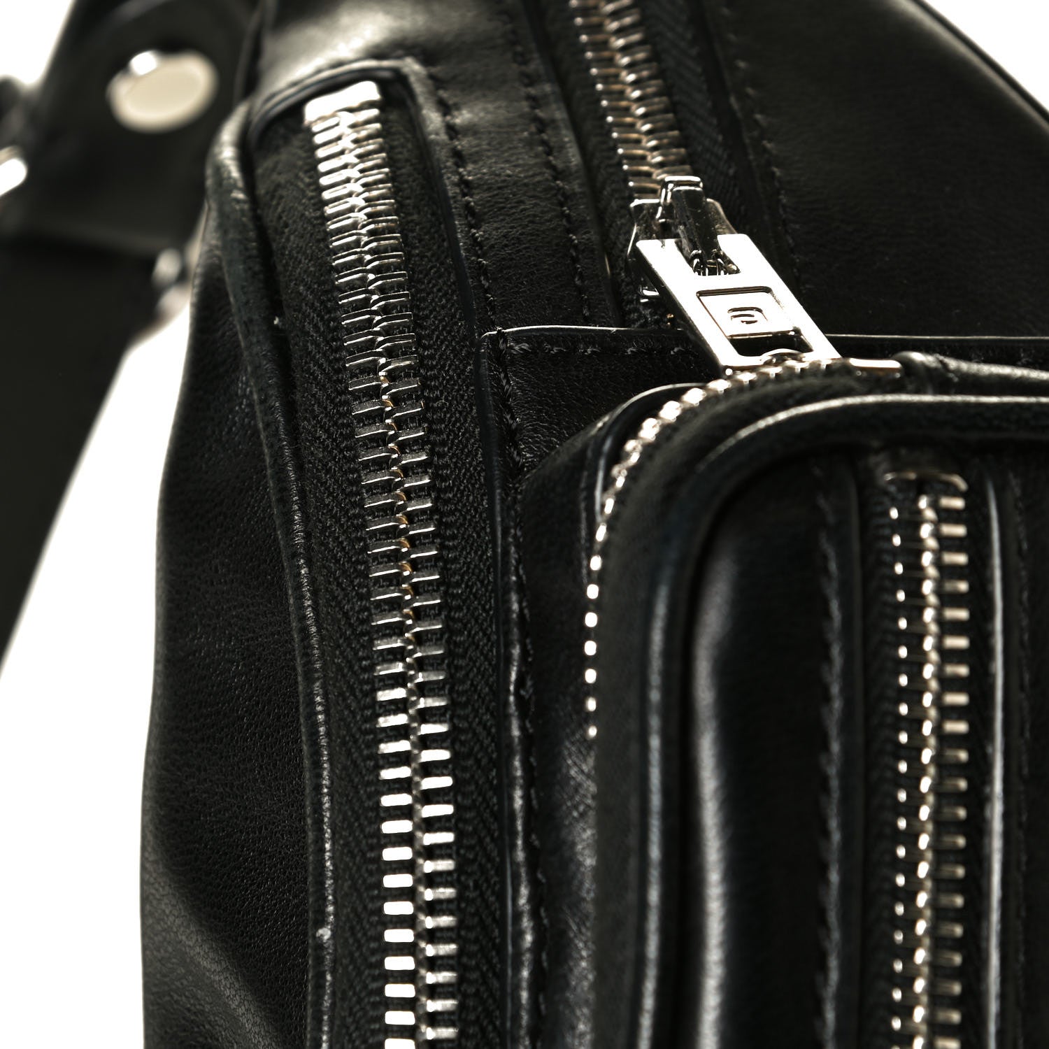 Alexander Wang Lambskin Mini Attica Belt Bag Black 7 of 8