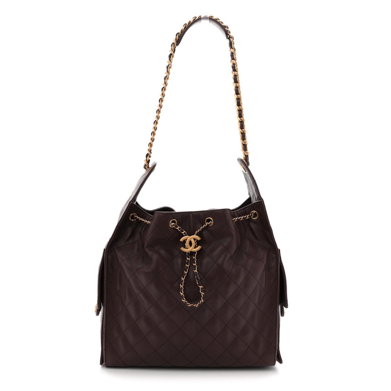 Chanel Caviar Quilted Medium Chanel 25 Handbag Dark Brown 1 of 13