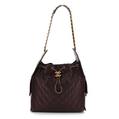 Chanel Caviar Quilted Medium Chanel 25 Handbag Dark Brown 1 of 13