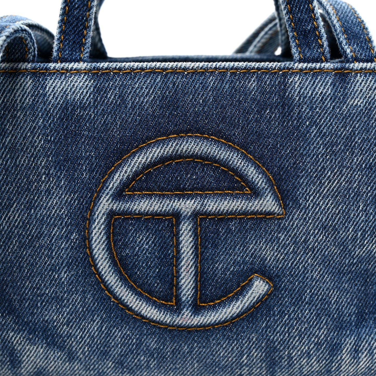Denim Small Shopping Bag Blue