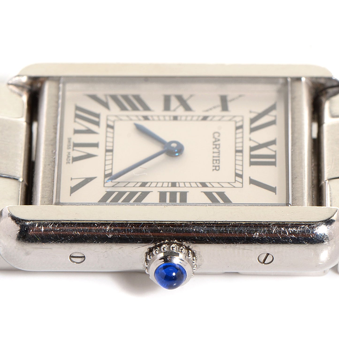 Stainless Steel 24mm Tank Solo Quartz Watch