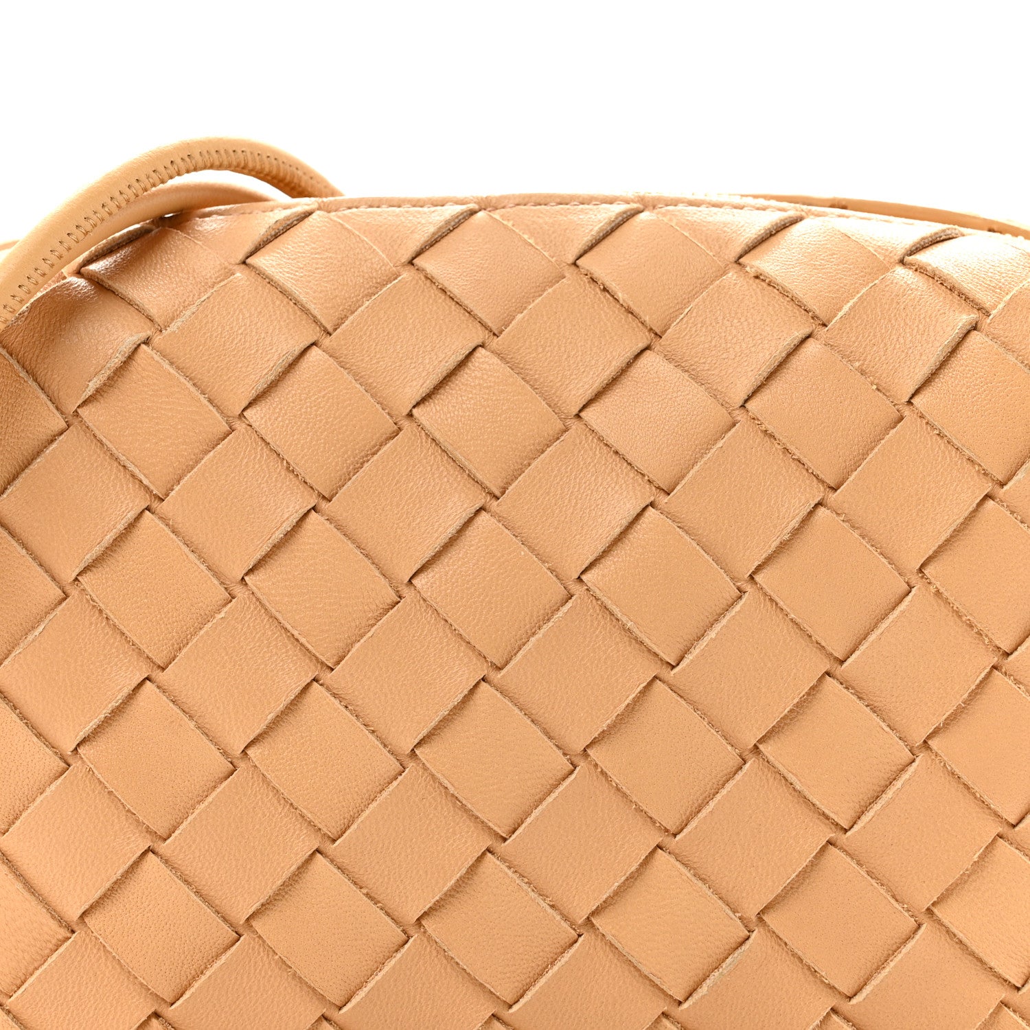 Bottega Veneta Nappa Intrecciato Mini Loop Camera Bag Almond 7 of 11
