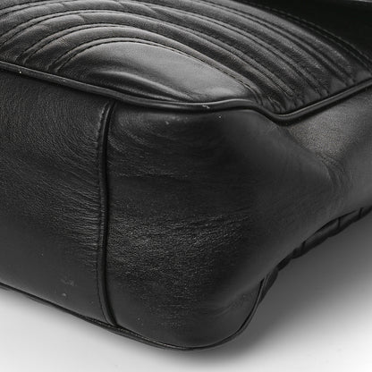 Gucci Calfskin Matelasse Large GG Marmont Shoulder Bag Black 9 of 16