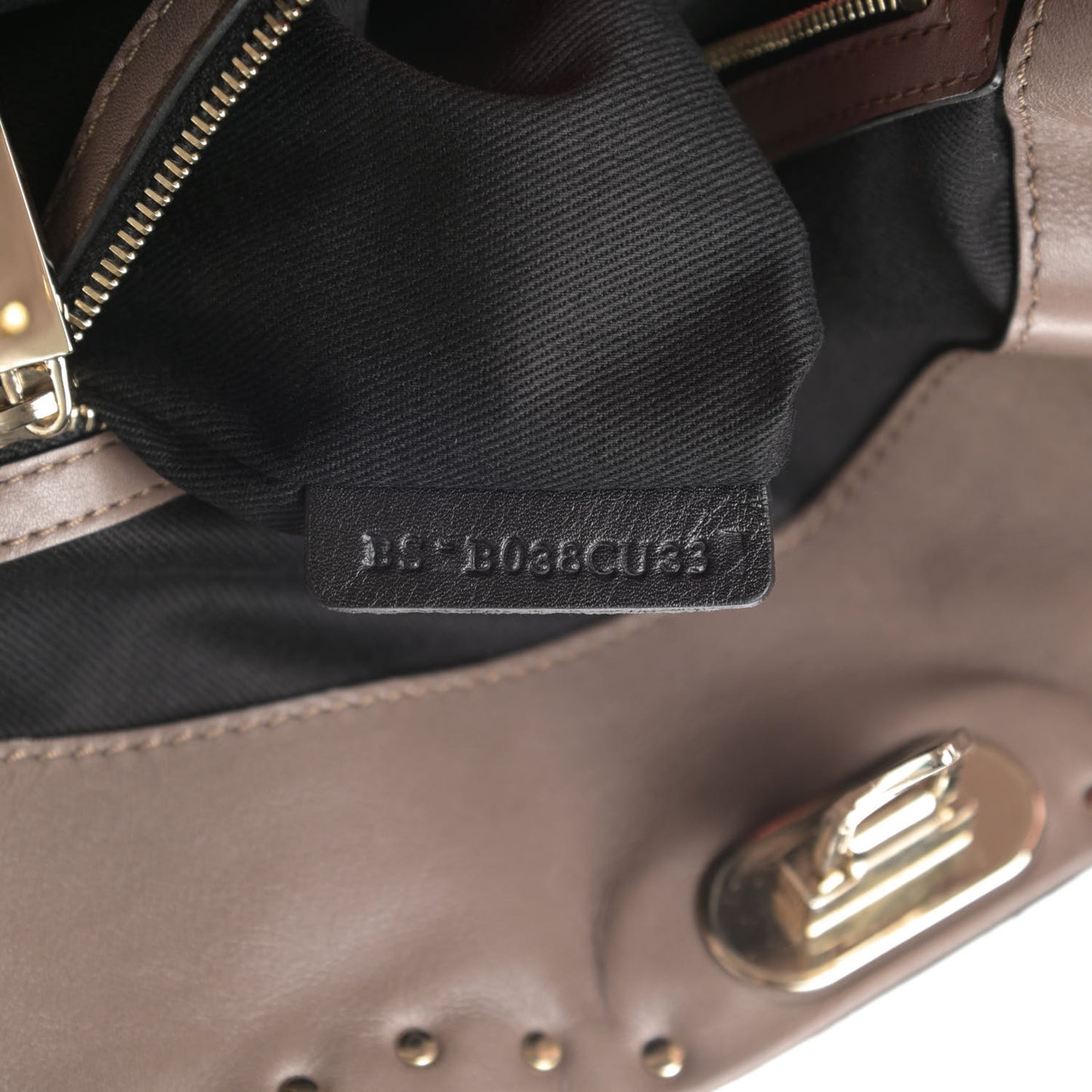 Calf Hair Feather Rockstud Dome Satchel