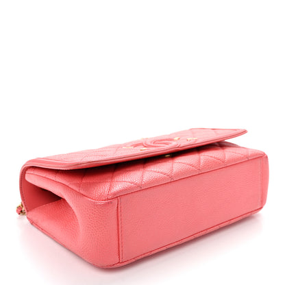 Chanel Caviar Quilted Small CC Filigree Flap Pink 4 of 12