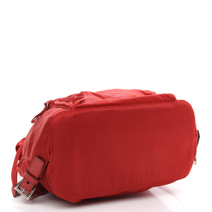 Prada Nylon Vela Single Buckle Backpack Rosso 4 of 8