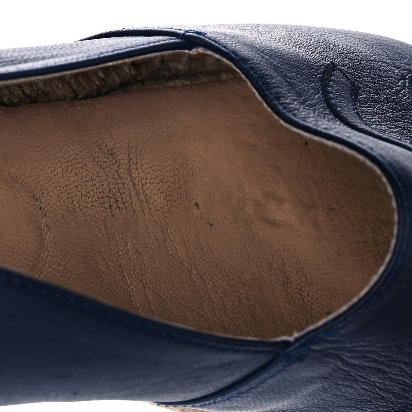 Lambskin CC Espadrilles 39 Dark Navy
