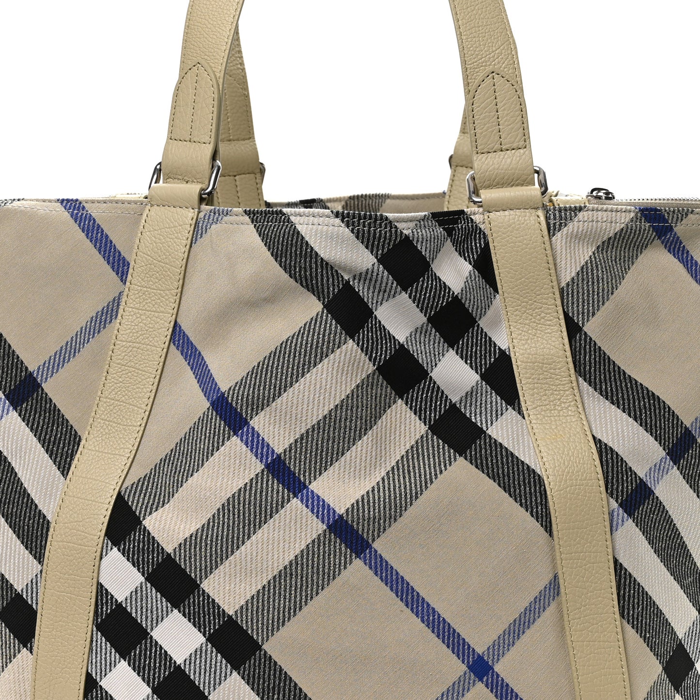 Jacquard Check Festival Tote Lichen