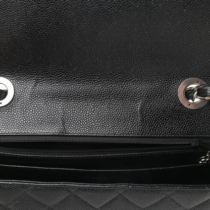 Chanel Caviar Quilted Jumbo Single Flap Black 11 of 14