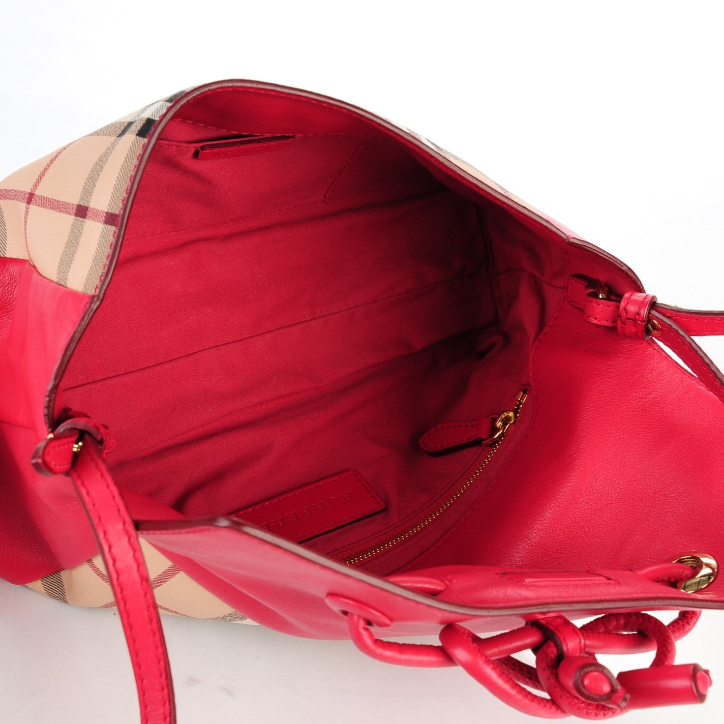 Haymarket Check Small Leah Shoulder Bag Pink Azalea
