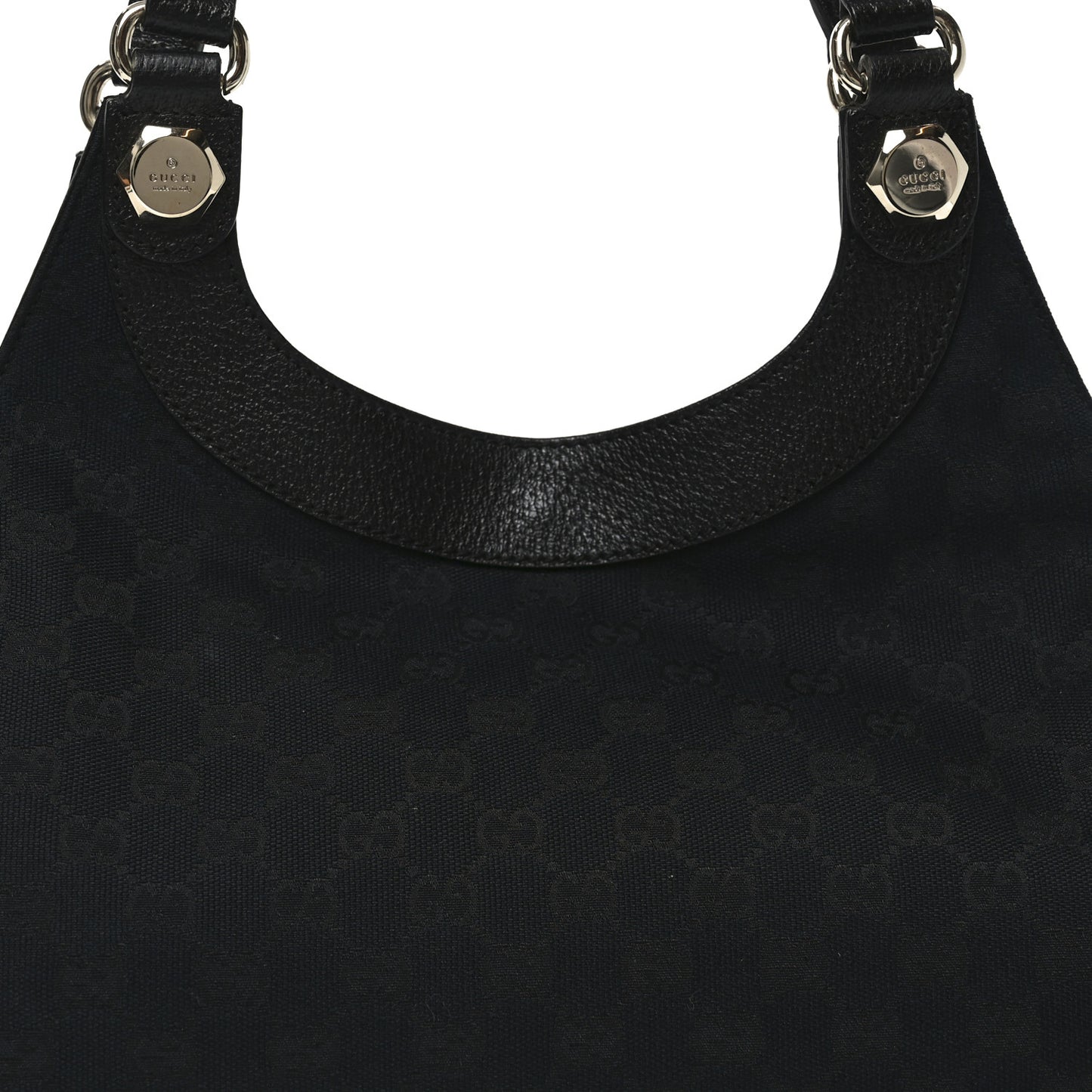 Monogram Medium Charmy Shoulder Bag Black