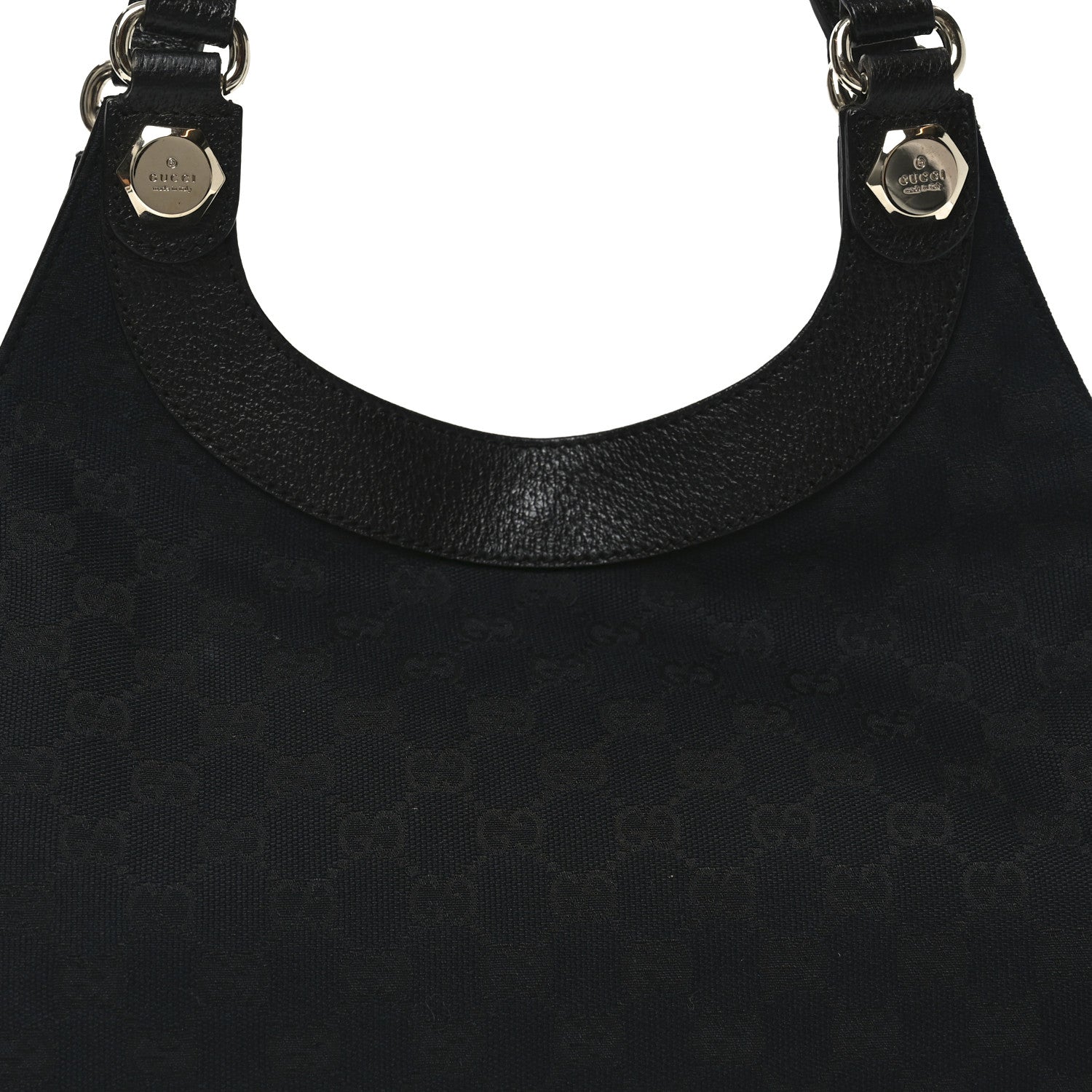 Gucci Monogram Medium Charmy Shoulder Bag Black 8 of 10