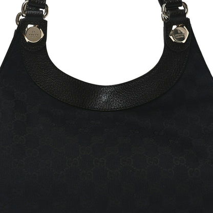 Gucci Monogram Medium Charmy Shoulder Bag Black 8 of 10