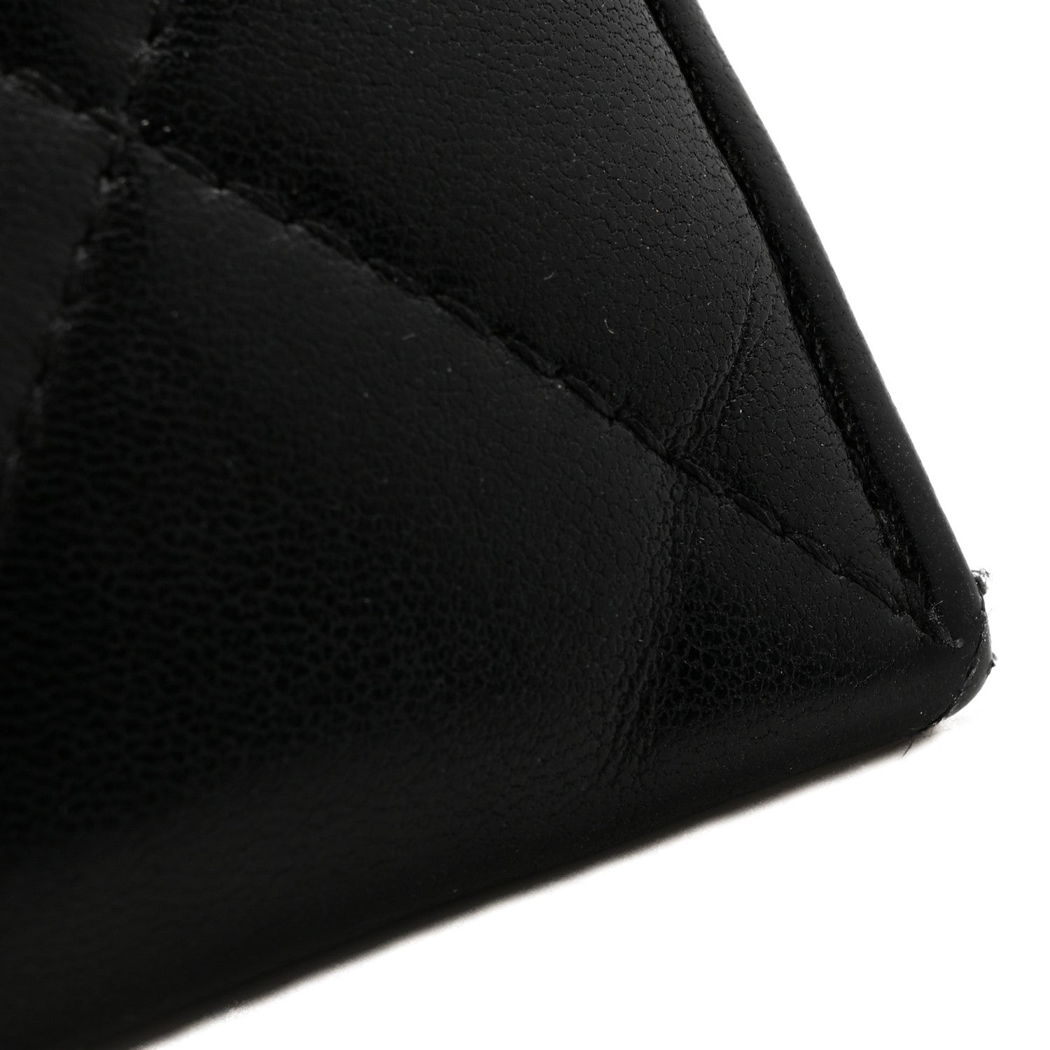Chanel Lambskin Quilted Chanel 19 Card Holder Black 9 of 10