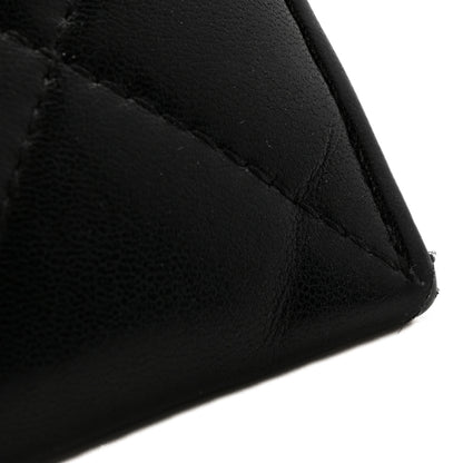 Chanel Lambskin Quilted Chanel 19 Card Holder Black 9 of 10