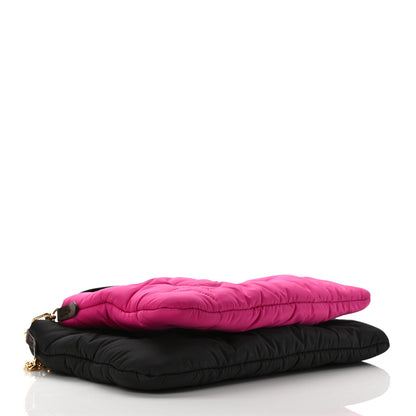 Louis Vuitton Econyl Monogram Pillow Maxi Multi Pochette Accessories Black Fuchsia 4 of 9