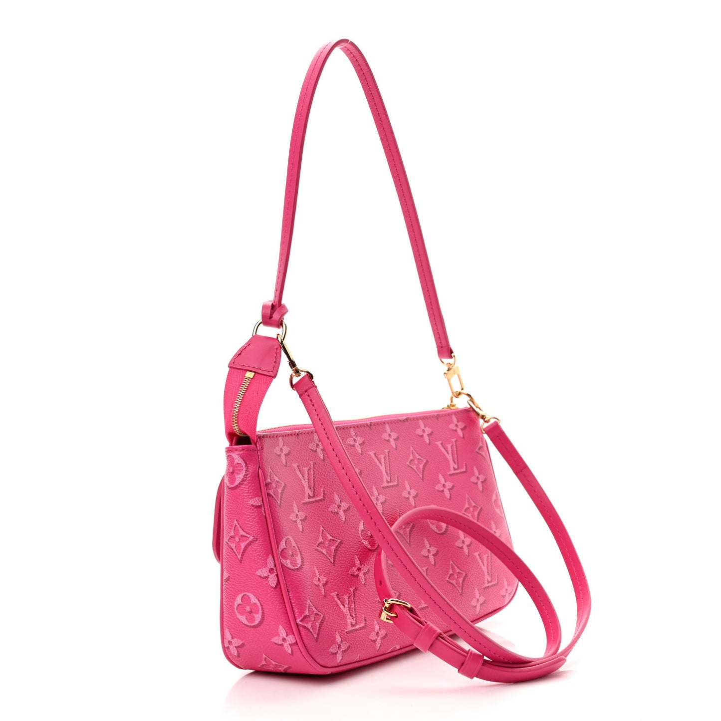 Monogram Fall For You Maxi Multi Pochette Accessories Fuchsia
