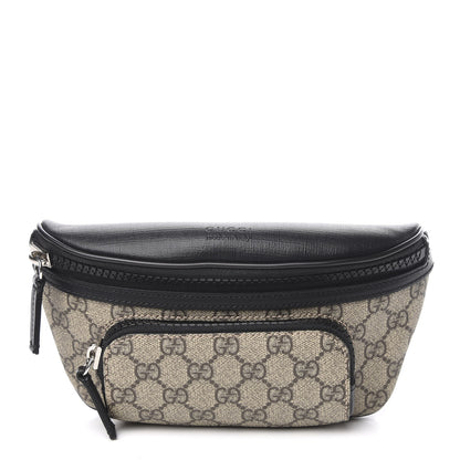Gucci GG Supreme Monogram Belt Bag Black 1 of 10