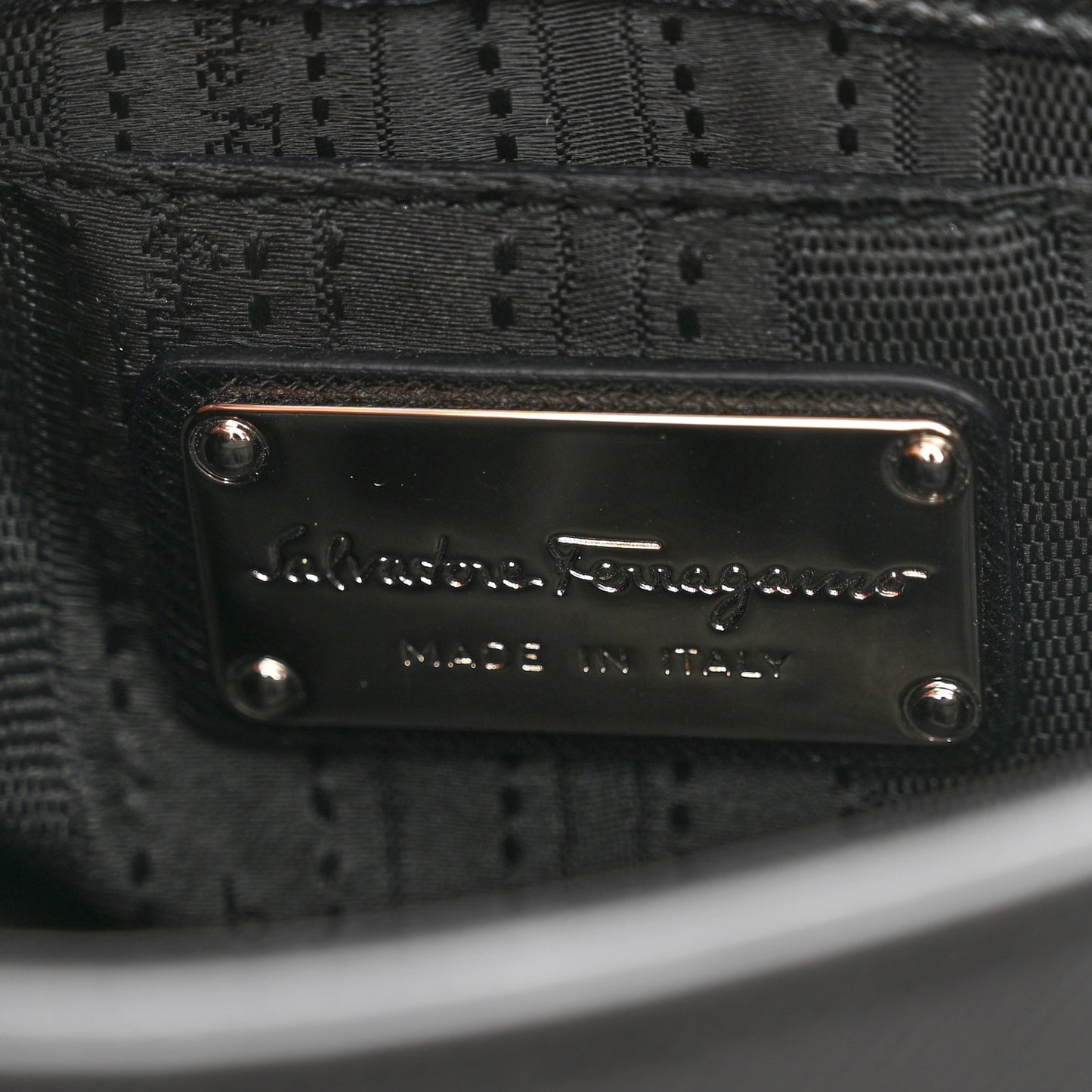 Saffiano Paris Crossbody Bag Black