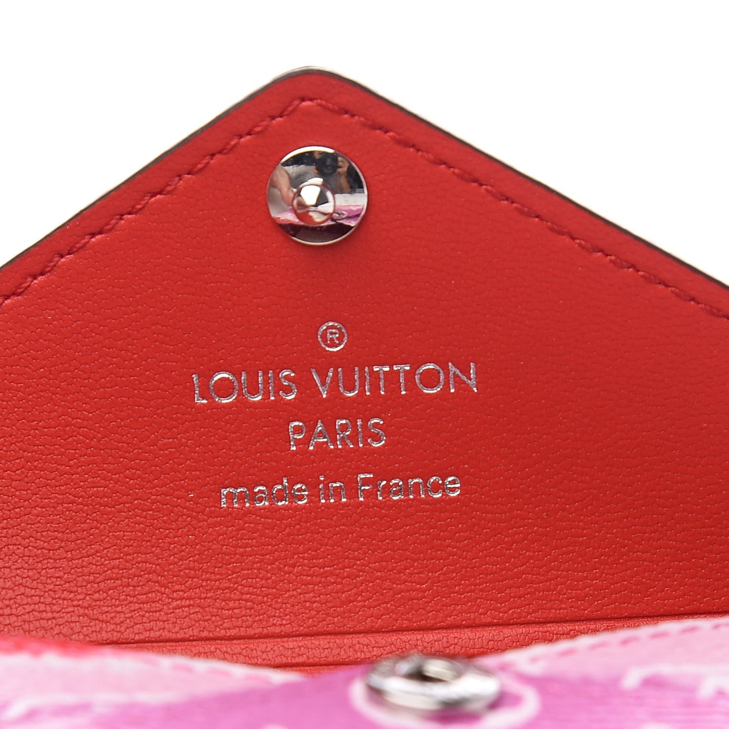 Monogram Escale Small Kirigami Pochette Insert Red