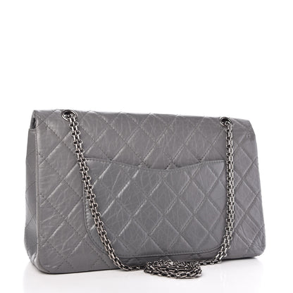 Chanel Aged Calfskin Quilted 2.55 Reissue 227 Flap Grey 3 of 11