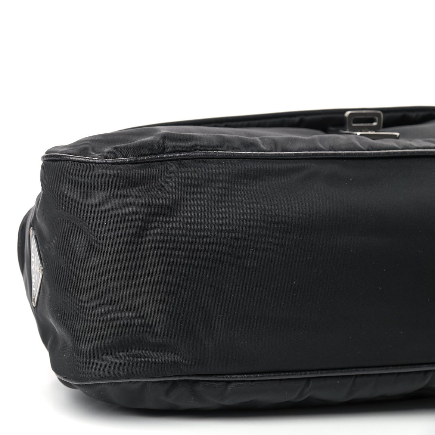 Tessuto Nylon Daino Shoulder Bag Black