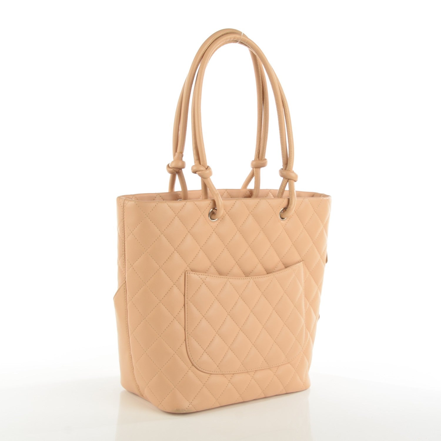 Chanel Calfskin Quilted Medium Cambon Tote Beige 2 of 11