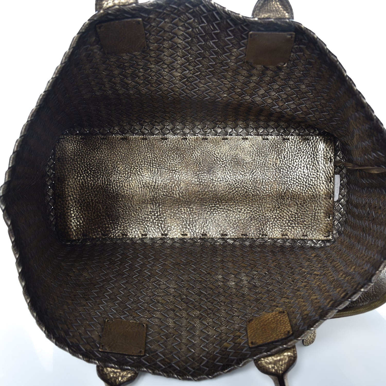 Bottega Veneta Intrecciato Medium Cabat Platino Ossidato 6 of 9