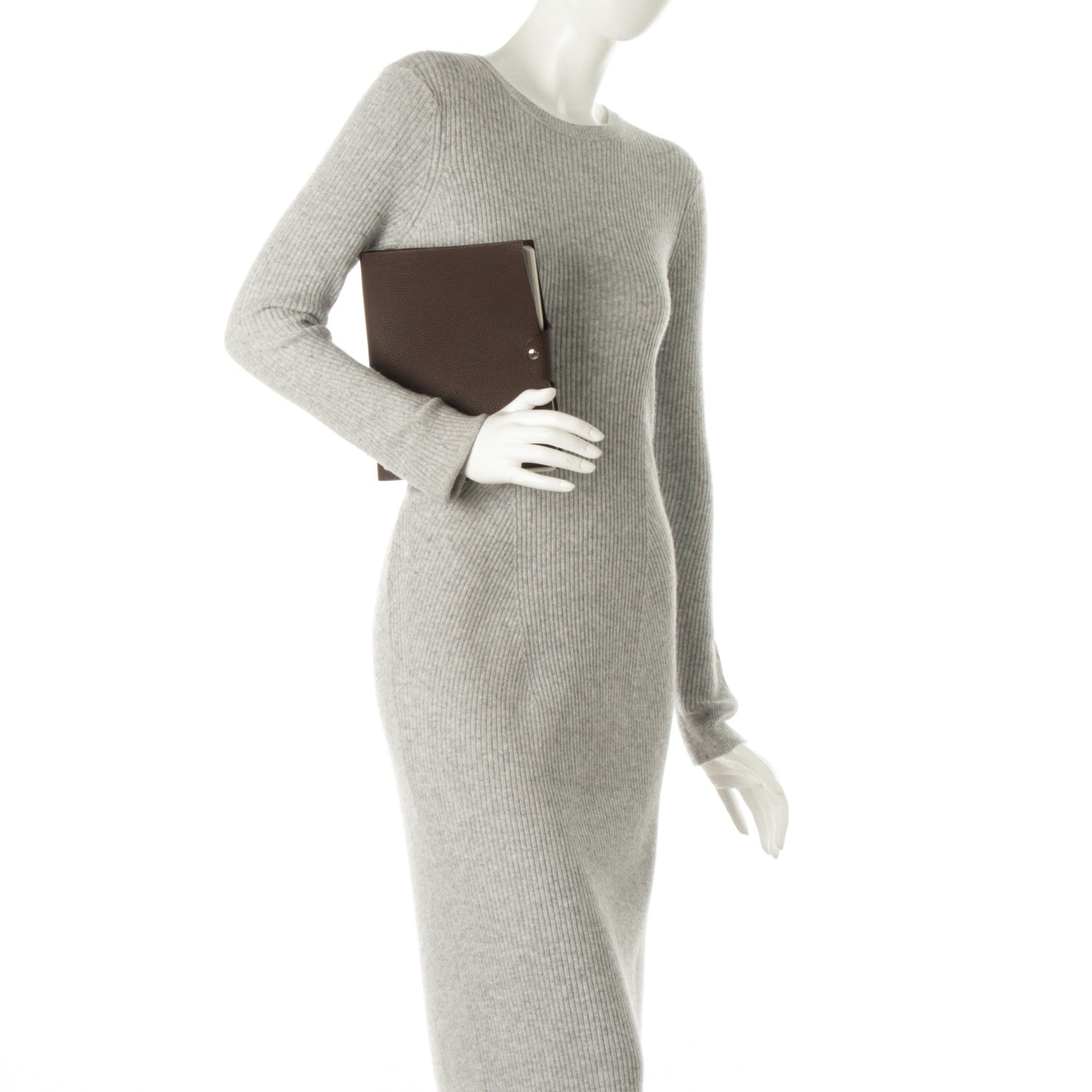 Hermes Togo Ulysse MM Notebook Cover Chocolate 2 of 7