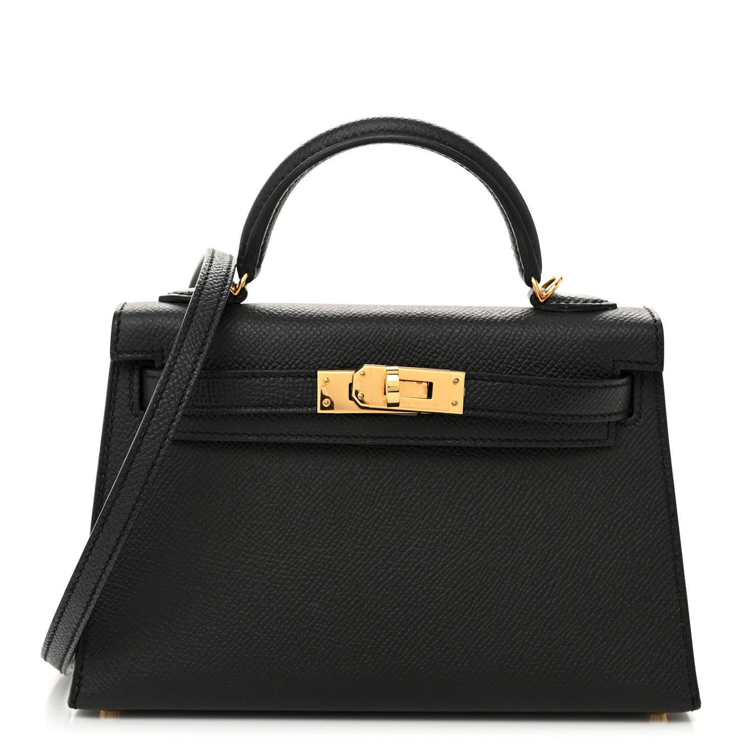 Hermes Epsom Mini Kelly Sellier 20 Black 1 of 11