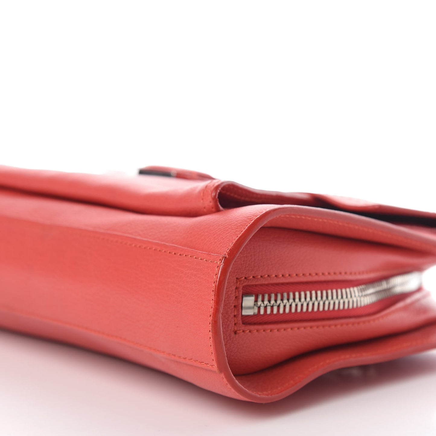 Calfskin PS13 Clutch Poppy