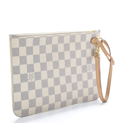 Louis Vuitton Damier Azur Neverfull MM GM Pochette 3 of 14