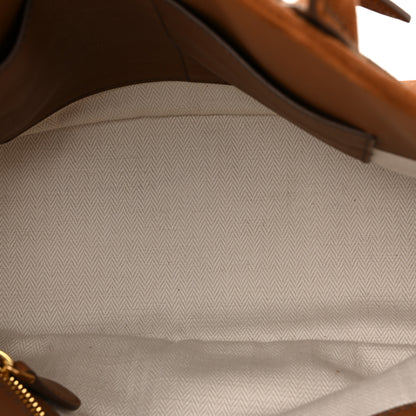 Miu Miu Camoscio Large Aventure Bag Oak 5 of 12