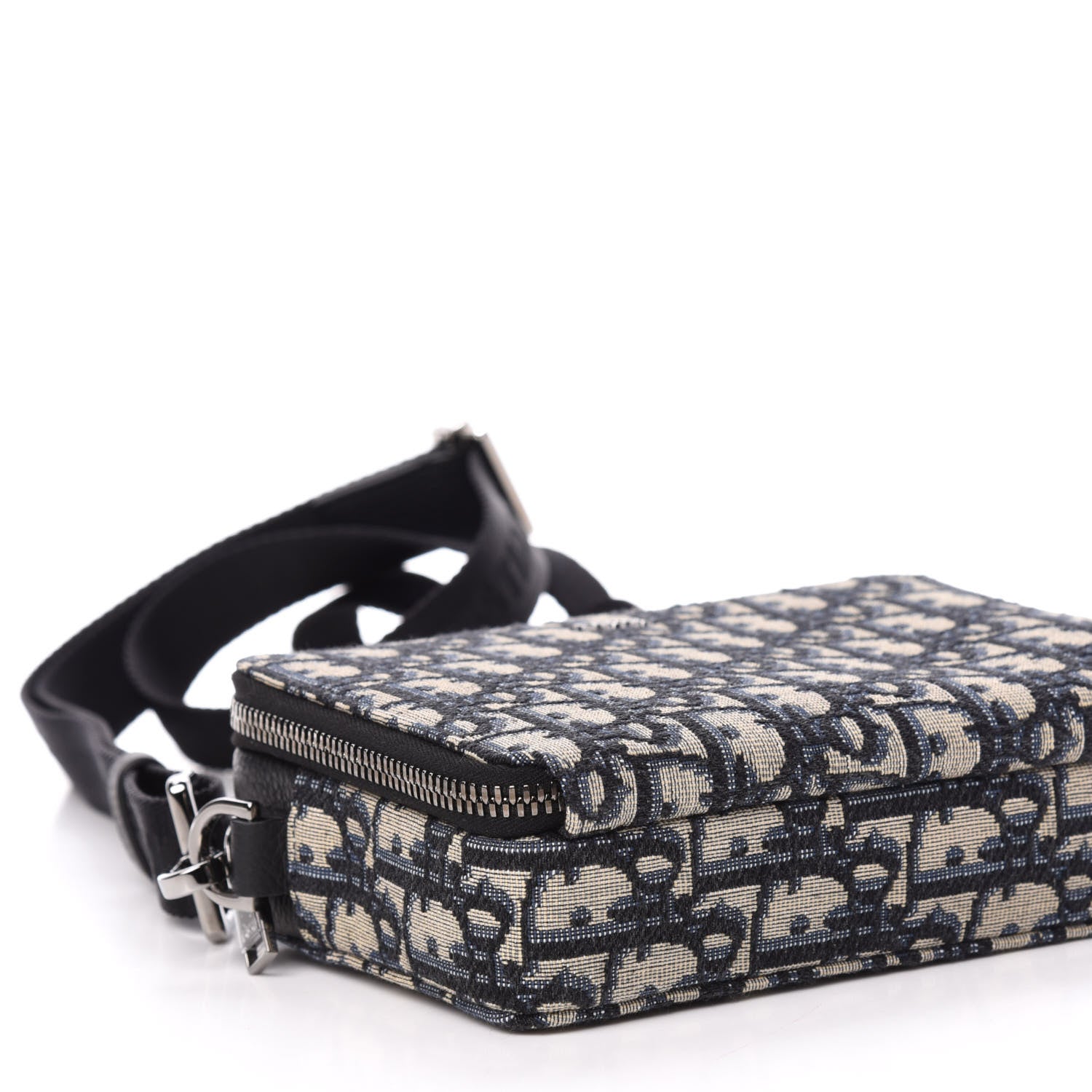 Christian Dior Oblique Pouch Navy Blue 8 of 10