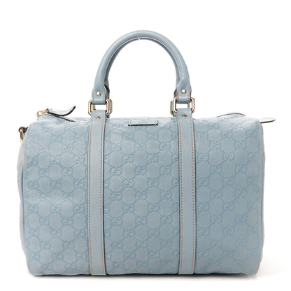 Gucci Guccissima Medium Joy Boston Light Blue 1 of 14
