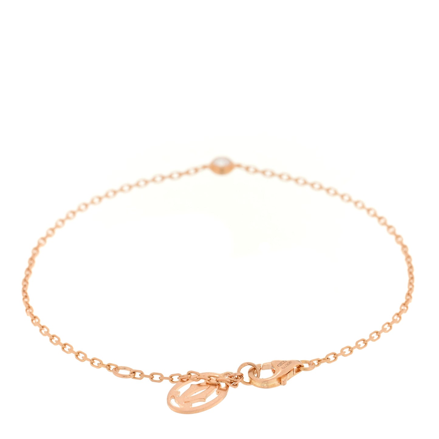 18K Pink Gold Diamond SM D'Amour Bracelet