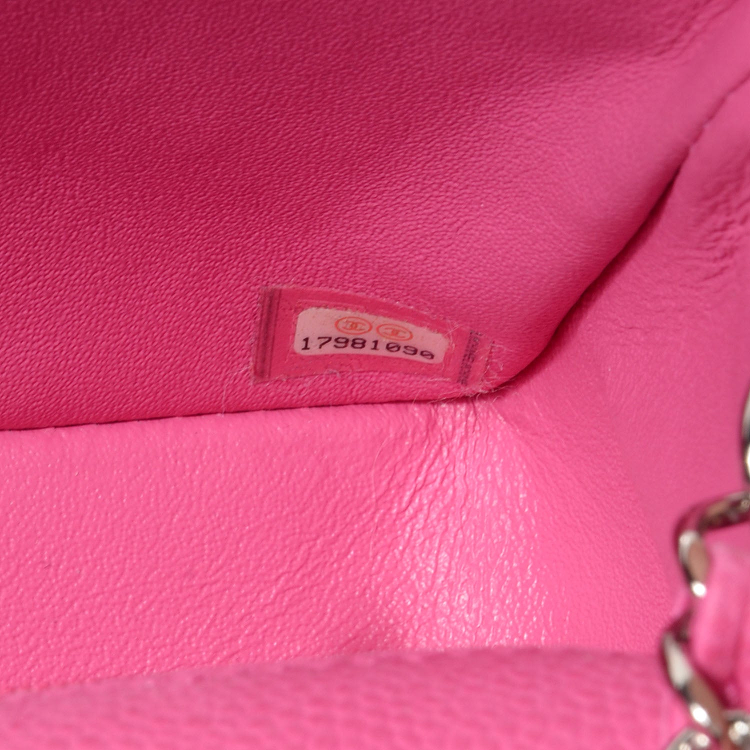 Chanel Iridescent Caviar Quilted Mini Flap Pink 8 of 9