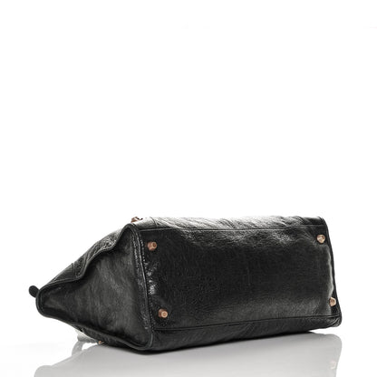 Balenciaga Agneau Giant 12 Rose Gold Hardware Work Black 4 of 6