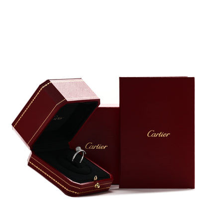 Cartier 18K White Gold Diamond Juste Un Clou Paved Ring 49 5 6 of 6