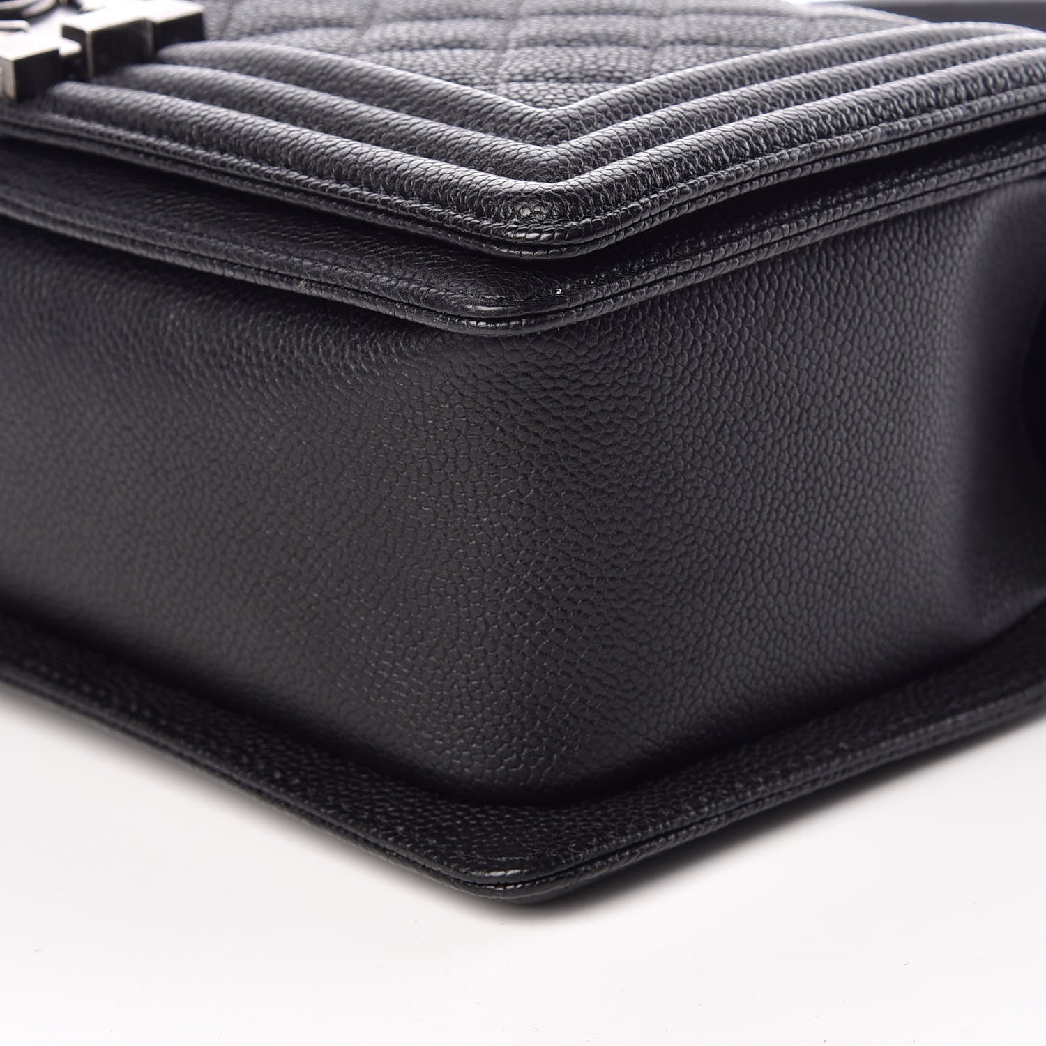 Chanel Caviar Quilted Medium Boy Flap Black 10 of 11
