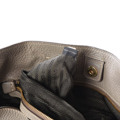 Prada Vitello Daino Tote Argilla 10 of 18