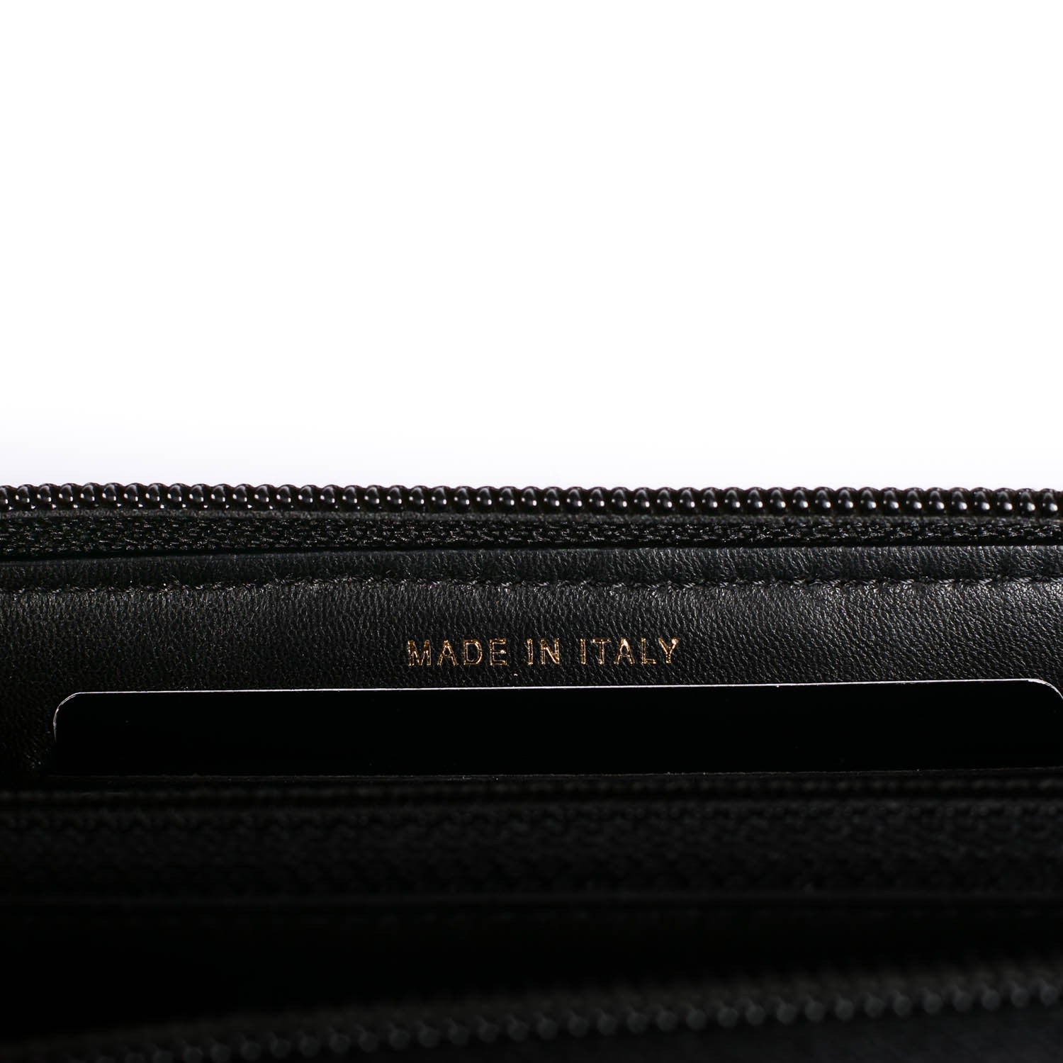 Chanel Lambskin Quilted Small Boy Zip Around Wallet Black 7 of 8